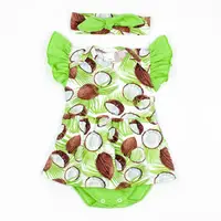 Боди-платье с коротким рукавом и повязкой Coconut