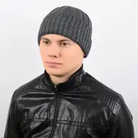 Шапка AL17029 темно-серый