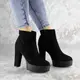 Женские ботильоны на каблуке Fashion Onyx 1349 37 размер 23,5 см Черный