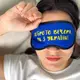 Маска для сна с принтом, дорожная повязка для глаз, бархат I'm Ukrainian 18,5×8,5 см