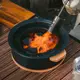 Настольная круглая печь с решеткой гриль и сковородкой Naturehike CNK2550CF010, 36*32.6*12 см, хромированное железо