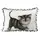 Подушка из мешковины с помпонами Кошеня 45x32 см (43PHBP_23NY002)
