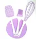 Набор силиконовый A-Plus AP-1956-purple 4 предмета
