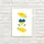 Постер в рамке Сердце Украины 15x21 см (WMT5_22U015_WH)