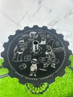 Кальян на 1 персону Trumpet Hookah Rider Still з металевою колбою, 49 см, Black