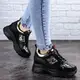 Женские стильные сникеры Fashion Wilson 2085 37 размер 23 см Черный
