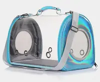 Сумка - переноска для котів та собак гризунів 33х24х26 CosmoPet CP-26 Blue (S)