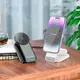 Зарядка Qi Motorcycle folding 3-in-1 magnetic wireless fast charger CQ3 |15W|