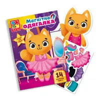 Магнитная игра Одевашка "Кошечка" Vladi Toys VT3204-34 Укр