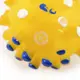 Игрушка для собак Taotaopets 065528 Кость Yellow виниловая шипованная 11,5 см