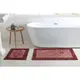 Набор ковриков для ванной Arya Tiffany AR-A107214-Burgundy 2 предмета бордовый