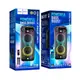 Акустика-караоке HOCO Heritage dual 10-inch RGB light BT speaker DS58 |BT5.0, TWS, TF/USB/AUX, 40Wx2 (120W Max), 3H, 2mic, remorte|