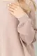 Свитер женский мягкий oversize, цвет бежевый, 204R164