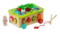 Игровая аталка логическая 3 в 1, сортер, магнитная рыбалка. Multicolor (133244)