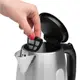 Электрочайник Sencor SWK 1720BK 1.7 л серебристый