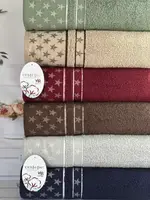 Vip cotton Star махровые полотенца 70х140см., 6 шт/уп. CestepeТурция.