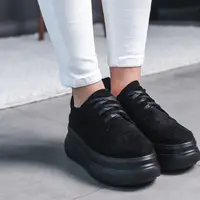Кросівки жіночі зимові Fashion Saint 3522 40 розмір 25 см Чорний
