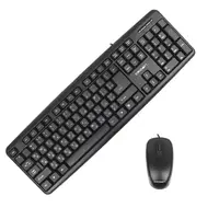 Комплект клавиатура и мышь CROWN CMMK-860 USB проводное для ПК