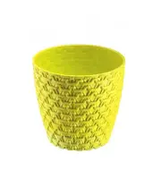 Горшок для цветов на 4 л лимонный Elif plastik 450-4LF
