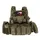 Набор шевронов 2 шт с липучкой флаг штата США Техас с Черепом Карателя Бык Рога 5х8 см вышитый патч нашивка