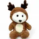 Мягкая игрушка "Мишка в костюме оленя", 24 см