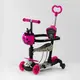 Самокат трехколесный 5в1 Best Scooter с доп. колесами 
(LS-67367)