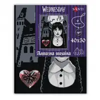 Алмазна мозаїка Santi Wednesday Secrets of Nevermore 955322 40х50 см