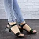 Женские босоножки Fashion Waco 1845 39 размер 25 см Черный
