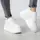 Кроссовки женские Fashion Eskimo 2484 39 размер 24,5 см Белый