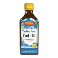 Жирные кислоты Carlson Labs The Very Finest Cod Oil 1100 mg Wild Norwegian, 200 мл Лимон