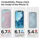 Защитное стекло Spigen для iPhone 12 / 12 Pro EZ FIT GLAS.tR Screen Protector (2 шт), Clear (AGL01801)