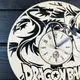 Необычные деревянные часы в интерьер «Dragon Ball»