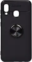 Чехол-накладка TOTO Car Magnetic Ring TPU Case Samsung Galaxy A20/A30 Black/Black