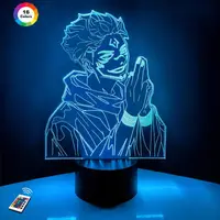3D ночник "Рёмен Сукуна" (УВЕЛИЧЕННОЕ ИЗОБРАЖЕНИЕ) + пульт ДУ +сетевой адаптер +батарейки (3ААА)  3DTOYSLAMP