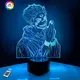 3D ночник "Рёмен Сукуна" (УВЕЛИЧЕННОЕ ИЗОБРАЖЕНИЕ) + пульт ДУ +сетевой адаптер +батарейки (3ААА)  3DTOYSLAMP