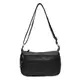 Женская кожаная сумка Borsa Leather K1028a-black