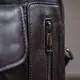 Сумка мужская гладкая Vintage 14708 Черная