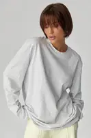 Однотонный базовый лонг oversize – светло-серый цвет, ONE SIZE (есть размеры)