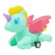 Заводная игрушка "Единорог", со светом (бирюзовый)