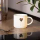 Чашка фарфоровая 350 (мл) для кофе и чая Love Белая RX-N240126WL