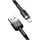 Кабель Baseus Cafule Cable USB Lightning 2A, 3м, Gray+Black (CALKLF-RG1)