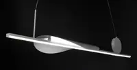 Люстра светодиодная подвесная LED светильник для квартиры на потолок лэд 26766 Белый 20-180х26х100 см.