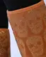 Угги зимние женские рыжие натуральная замша С232