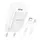 Адаптер сетевой HOCO Type-C to Lightning cable Rigorous charger set N19 |Type-C, 25W, 3A, QC/PD|
