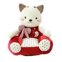М`яке крісло "Котик" розмір 48х45 см, глибина сидіння 28 см. Red and White