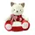Мягкое кресло "Котик" размер 48х45 см, глубина сиденья 28 см. Red and White