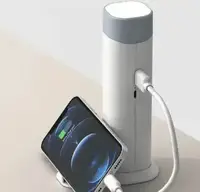 Настільна лампа-ліхтар бездротова з power bank