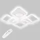Потолочная LED люстра, светильник светодиодный Sunlight белый 6325/4+2S