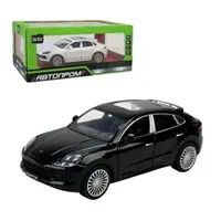 Машина мет. 1:24 Porsche cayenne, батар.,свет,звук,откр.дверь