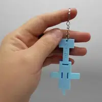 Брелок 3D печать "Minecraft Dolphin / Дельфин Майнкрафт", Keychain